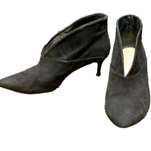 BODEN black suede ankle booties - 7